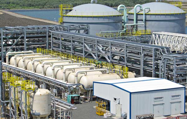 disinfection unit in water treatment