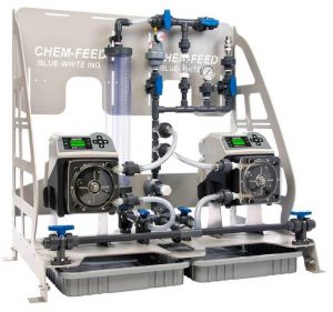 Blue-White CFS-2 pump skid system
