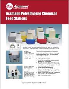 Assmann Polyethylene Chemical Feed Station Data Sheet