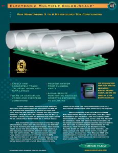 Electronic Multiple Chlor-Scale For Monitoring 3 to 6 Manifolded Ton Containers