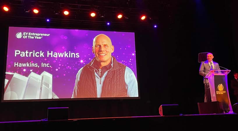 Patrick Hawkins named Winner of the Ernst & Young Entrepreneur Of The Year® 2023 Heartland Award.  Entrepreneur Of The Year is one of the preeminent competitive business awards for entrepreneurs and leaders of high-growth companies. 