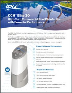 cch elite 30 Chlorine Feeder