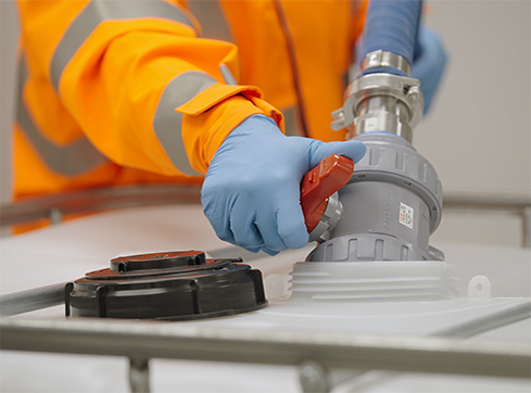 Hawkins serves the pharmaceutical end-use market.