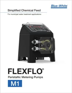 Blue - White M1 FLEXFLO® Peristaltic Metering Pumps